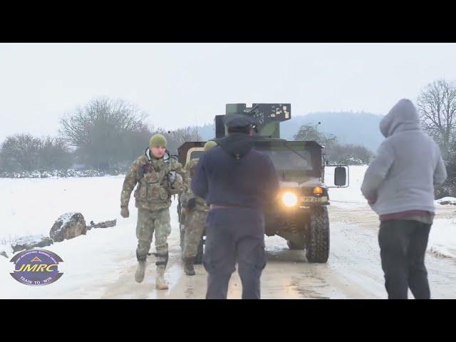 Road block training at JMRC HOHENFELS, BY, GERMANY 02.29.2020