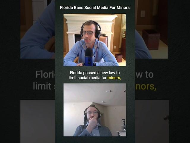 Florida Bans Social Media For Minors #WeeklyDocketPodcast #FloridaLaw #SocialMedia #Ban