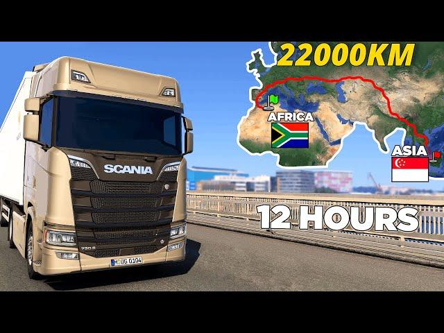 ETS2 Longest Delivery (Algeria to Singapore) Africa to Asia | Euro Truck Simulator 2