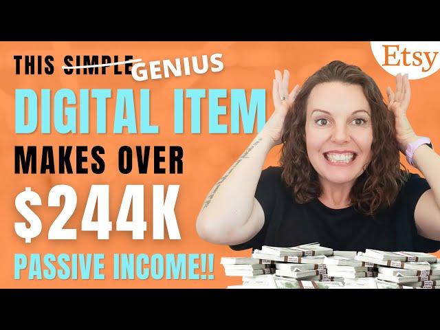 These EASY Digital Products on Etsy Make $20k A Month!  Passive Income on Etsy