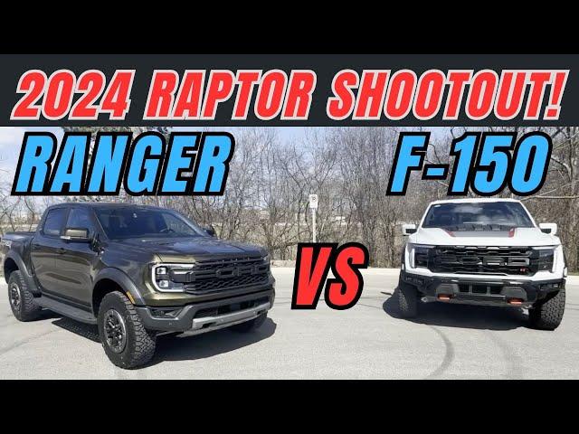 2024 Ford Ranger Raptor Vs F150 Raptor First Impressions: | Exterior | interior | tech  Drive review