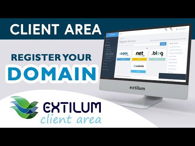 How to Register a New Domain in Extilum Client Area as Unregistered User  - Extilum Hosting