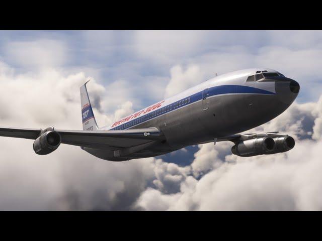 Livestream first look at the Aeroplane Heaven Boeing 707-320C in Microsoft Flight Simulator