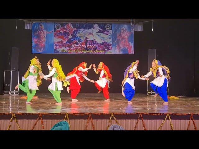 #bhangra | Jashan 2022 in Gndu creative dance by zoology department