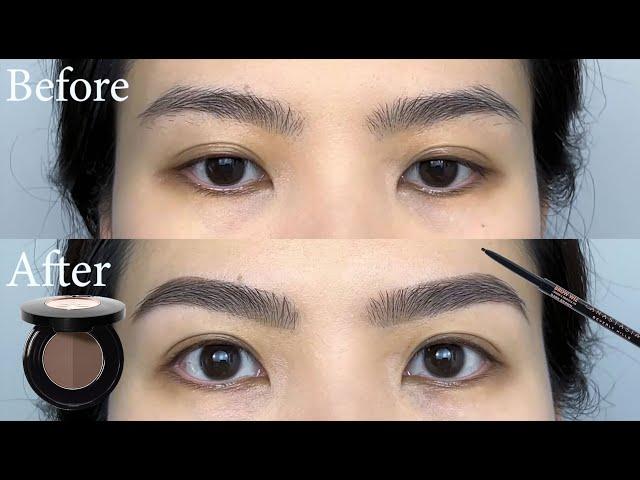 How I Shape and Fill In My EYEBROWS with Brow PENCIL and Brow POWDER (Pros & Cons) - BROW ROUTINE