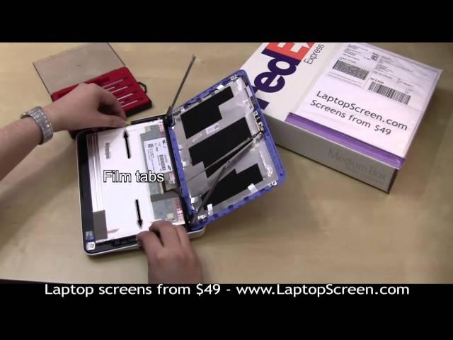Netbook screen repair, how to replace an LCD screen on a Netbook/Laptop [Dell Mini 10]