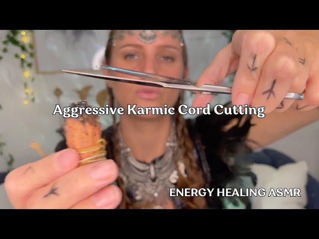 Karmic Cord Cutting ️ |   Shamanic Witch Energy Healing ASMR