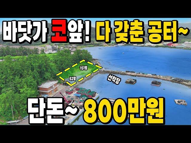 [속보]바닷가 끝없는 추락! A급 토지가 쏟아집니다. 주택 캠핑, 글램핑, 주택 추천~