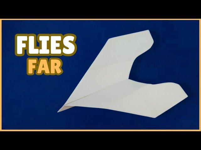 How to Make a Straight Flying Paper Plane - Best Paper Airplanes Ever