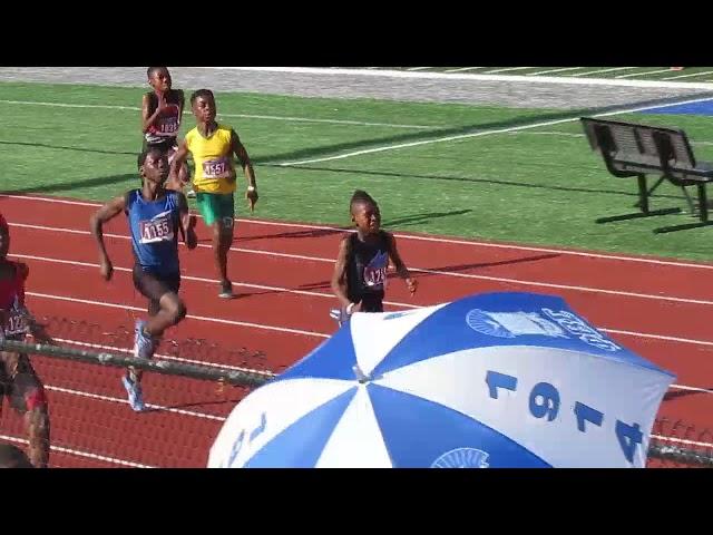 Marc-Anthony Stiff 200m dash w/12 year olds 05/25/19