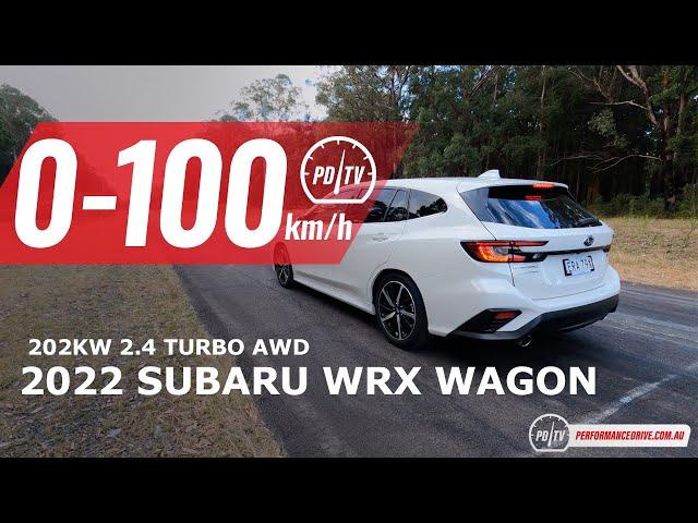 2022 Subaru WRX Sportswagon (Levorg) 0-100km/h & engine sound