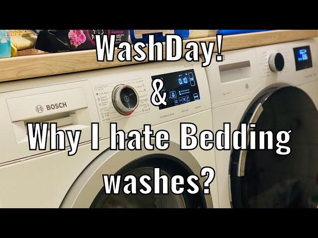 WashDay with Bosch Serie 6 & Beko Hybrid tumble dryer….