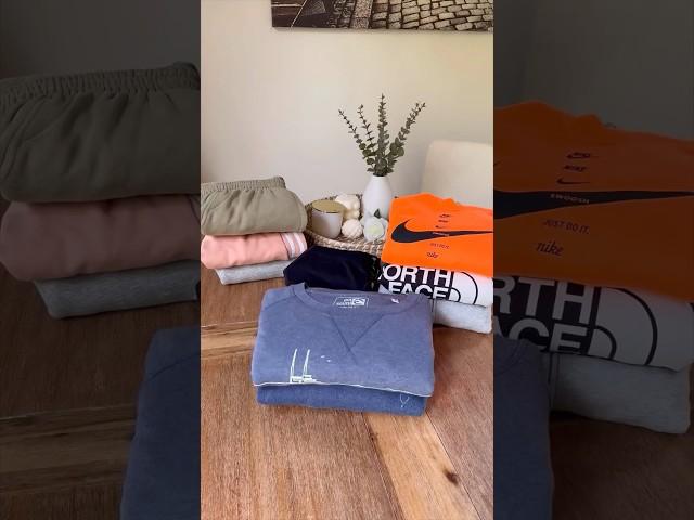 Folding clothes #clothes #folding #bedroom