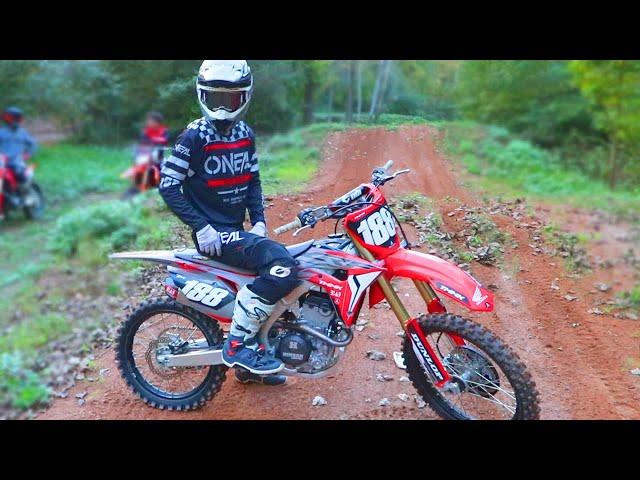 We Found a HIDDEN Backyard MX Track