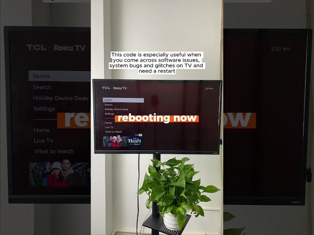 Roku TV secret menu![how to reboot TV without power button]