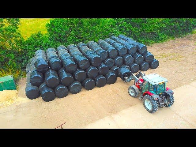 How Grass Silage Bales Are Made