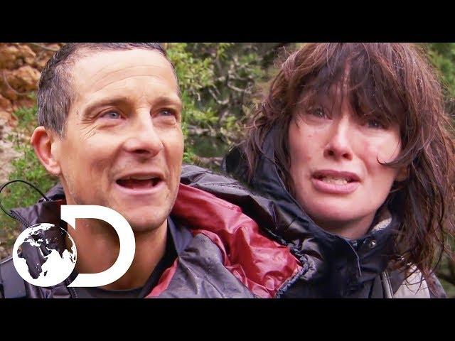 Lena Headey Jumps Off A Cliff Into Freezing Water | Running Wild With Bear Grylls