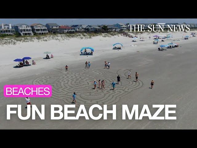 Explore These Beach Mazes Created In Sunset Beach, NC