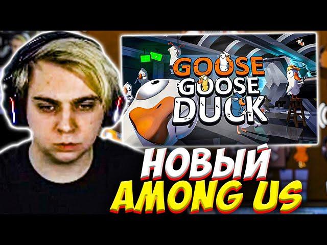 МОКРИВСКИЙ ИГРАЕТ В НОВЫЙ AMONG US GOOSE GOOSE DUCK СО СТРИМЕРАМИ #2 / MOKRIVSKIY АМОНГ АС