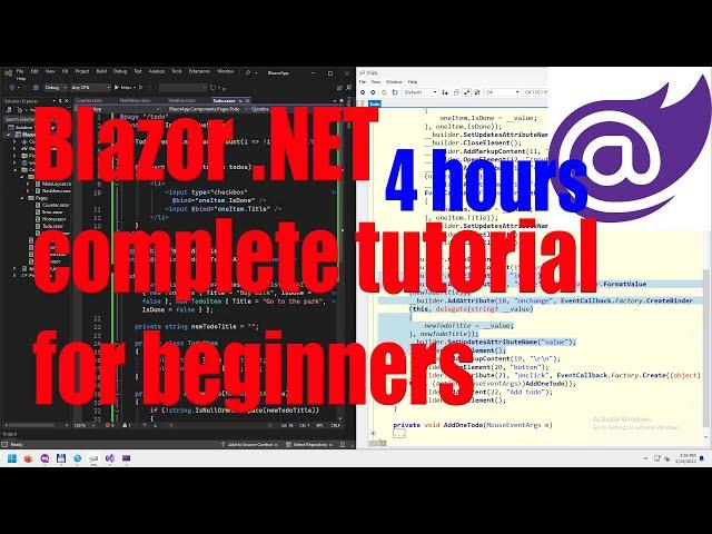 Blazor .NET 8 complete tutorial for beginners - 4 hours - May 2024 - 277dbe4c