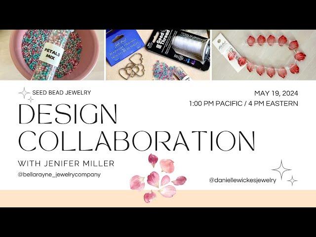 Seed Bead Jewelry Design Collaboration with Jenifer Miller!