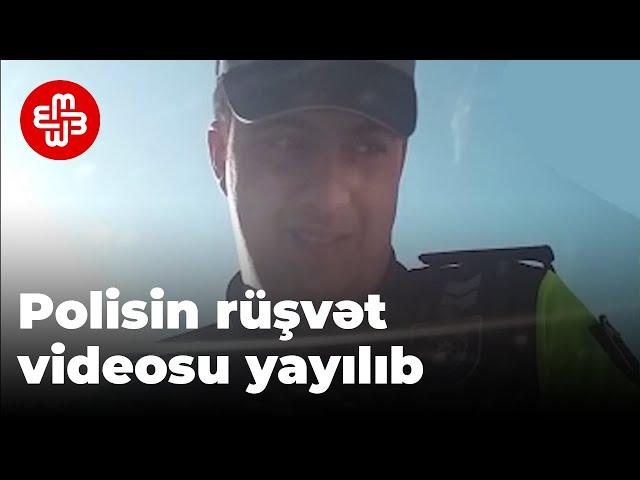 Polis: "Bu nədir verirsən, 100 manatlıq qayda pozuntusuna?!"