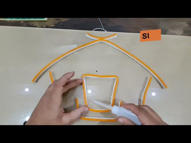 How To Assemble Neon Sign #led #neonsign #art #acrylic #Vsignled