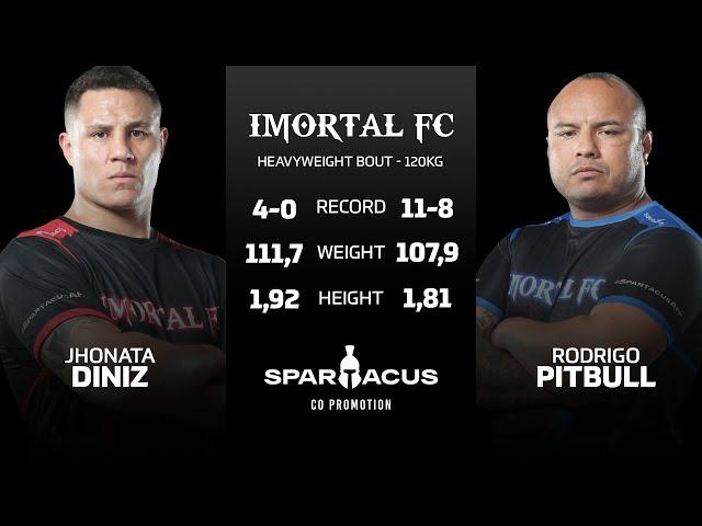 Jhonata Diniz vs Rodrigo Pitbull | Imortal FC 12