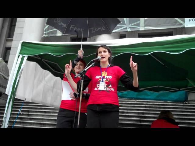 Katie Raso speech at SlutWalk Vancouver