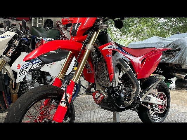 2021 CRF450RL Supermoto conversion overview