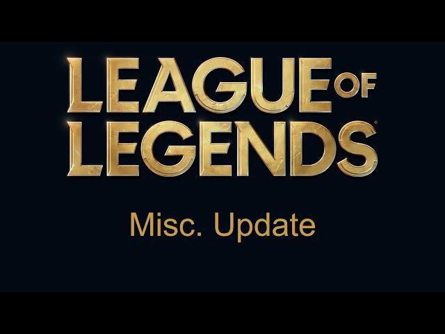 An Update on Some Projects | League of Legends