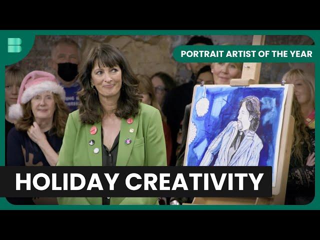 Holiday Art Magic with Celebrity Sitters - Portrait Artist of the Year