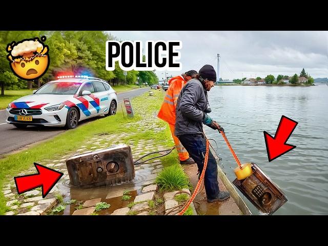 SENSATIONAL CRIMINAL EVIDENCE Found! Magnet Fishing JACKPOT  (POLICE CALLED!