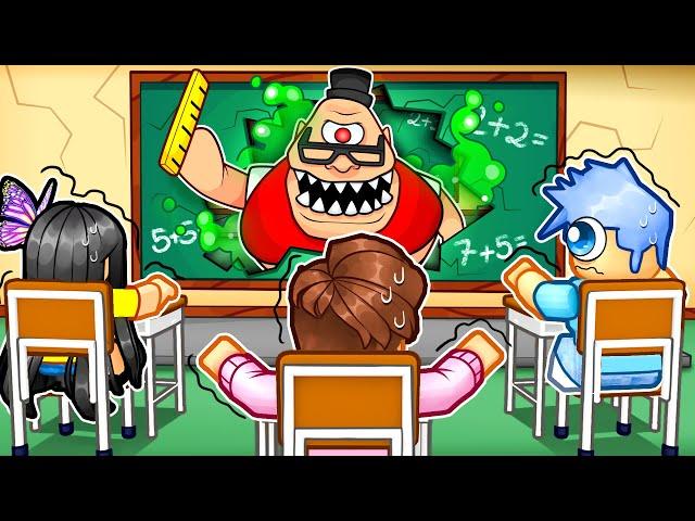 We Got DETENTION At Mr. Stinky's Academy!!! (Roblox With Friends!)