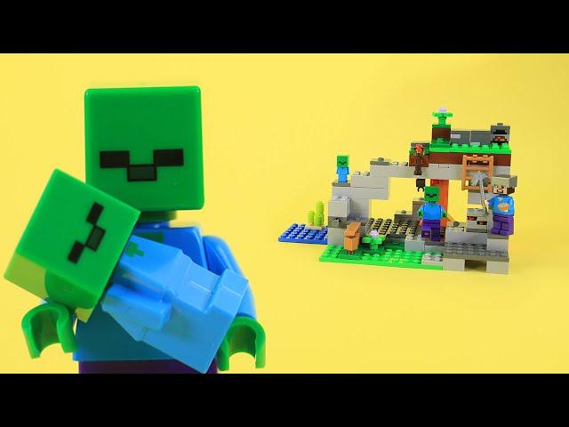 LEGO Minecraft The Zombie Cave | Set Review & Speed Build