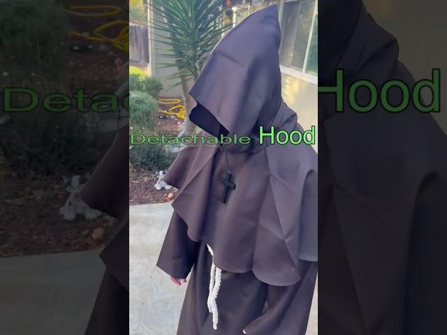 Quick Look at Medieval Hooded Monk Costume