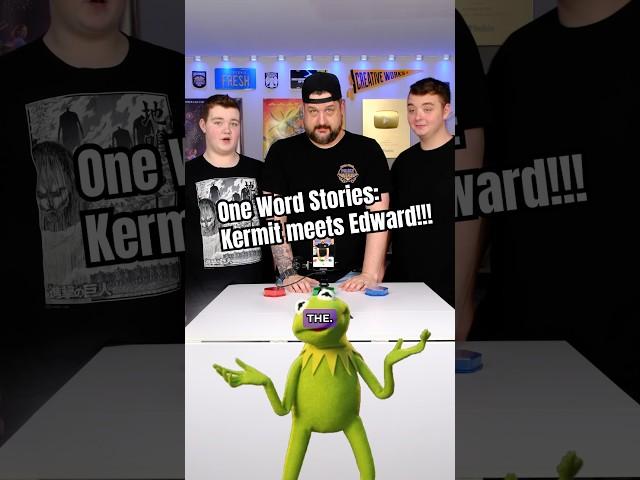 A MATCH MADE IN IMAGINATION!!  #oneword #stories #kermit #edwardscissorhands #uploadsoffun