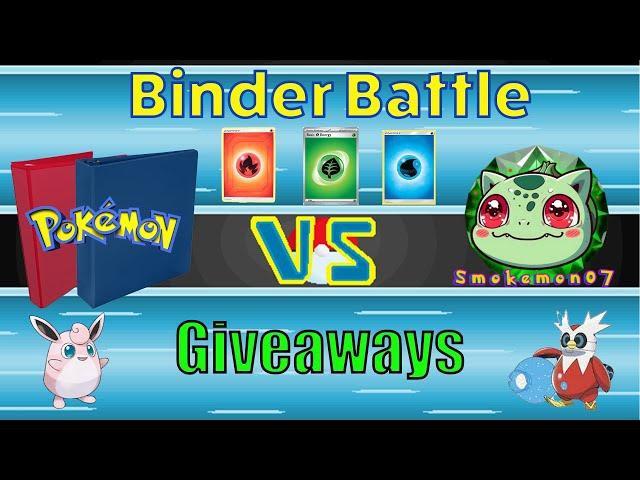 Pokemon Card Binder Battle Giveaway (02/25)