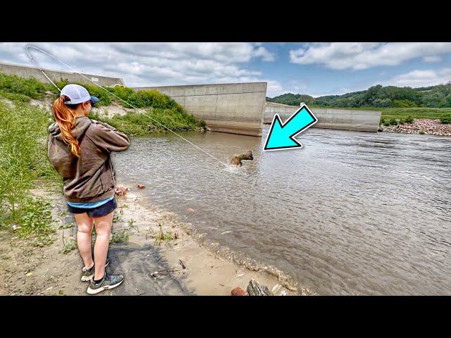 An ENDANGERED FISH Was Living In This CONCRETE PIT!!! (Second I've Ever Seen)
