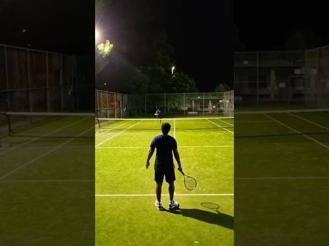 Backend lob with ease | #tennis #tennisfunny  #tennissports #tennislobshot