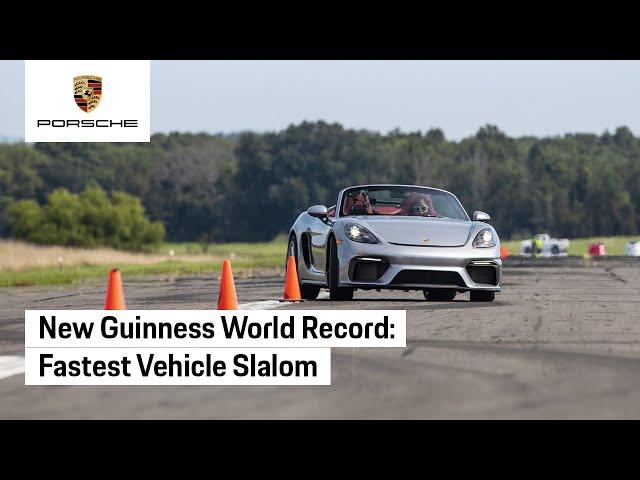 New Guinness World Records™ Title Achievement for Fastest Vehicle Slalom