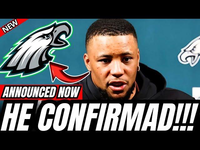 EAGLES CONFIRMS! THE NEWS EVERYONE HAS BEEN WAITING FOR! EAGLES JUST SHOCKED THE NFL…