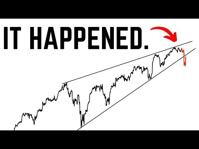 Stocks Just Broke Down. (Emergency Update)