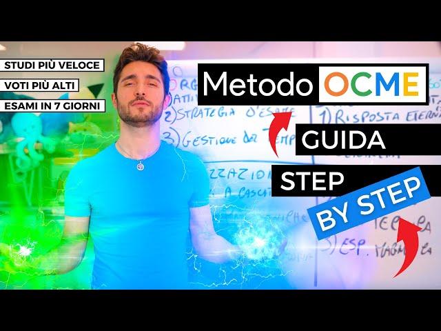 Metodo OCME: Come funziona il Metodo di Studio Universitario Originale (Guida Step By Step)