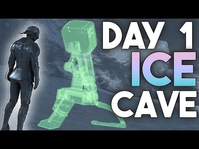 Duo Claiming an OP Modded ICE CAVE on Day 1! - Ark PvP