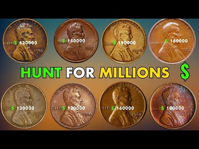 Must Sell Now! Hunting For Million Dollar USA Pennies Coins: Most Expensive Pennies To Look For!