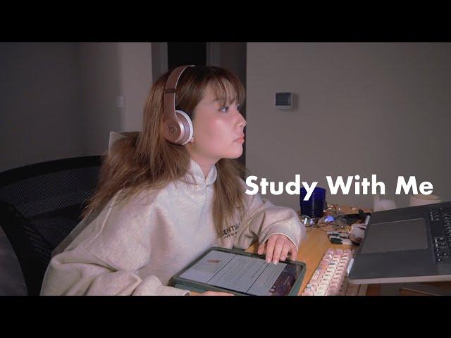 [02.04.2023] study with me | catching up on lectures