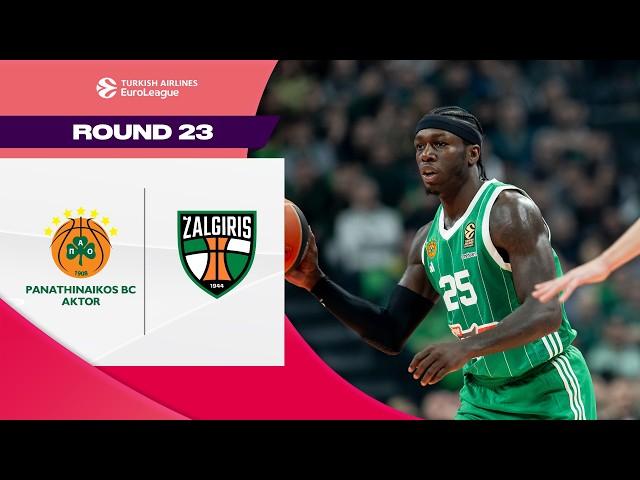 UNBELIEVABLE Turnaround | Panathinaikos – Zalgiris | BASKETBALL HIGHLIGHTS R23 2024-25