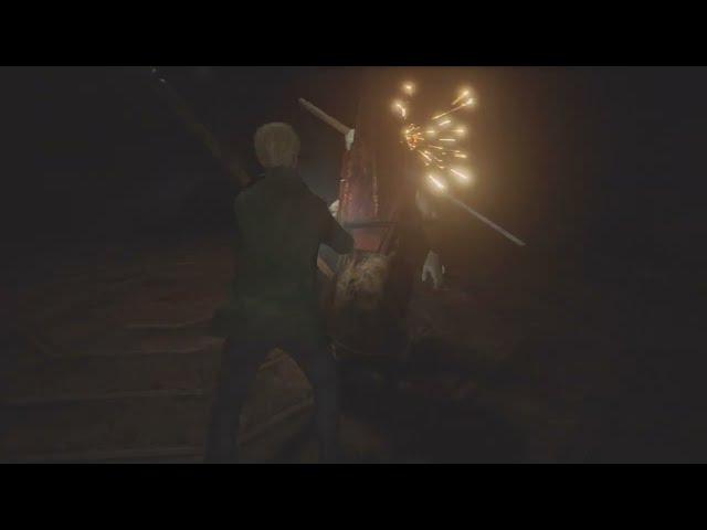 SILENT HILL 2 remake dual pyramid head battle melee only