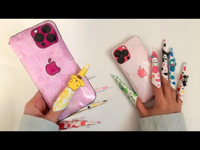 How to make paper squishies  iphone squishy tutorial | paper squishy | papersquishy tutorial